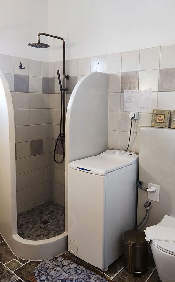 Bathroom at Villa Vathi