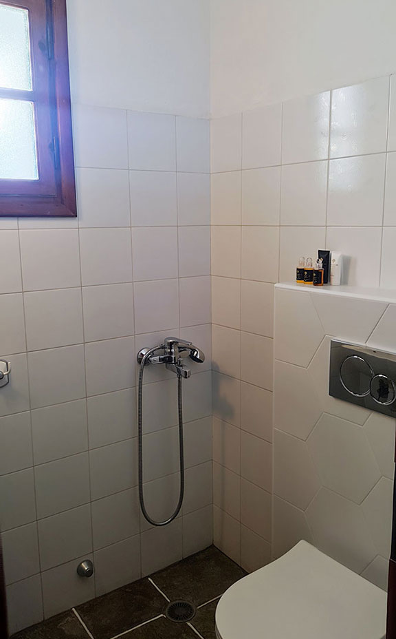 Bathroom at Villa Vathi
