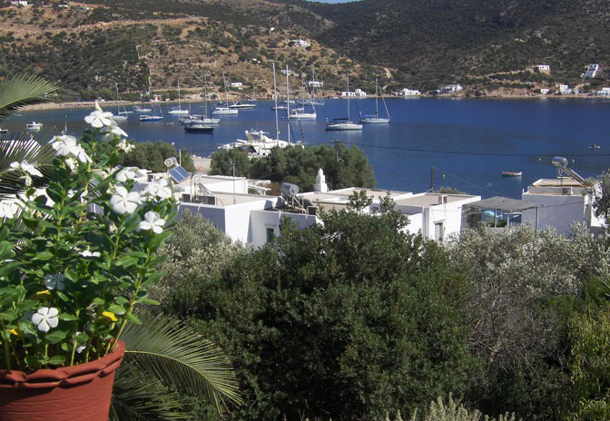 Accommodation with sea views at Vathy